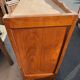 /Art Deco wardrobe with mirror in carved solid oak from the 20s/30s