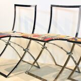 One off Hand painted set of four ‘Luisa’ Dining Chairs by Marcello Cuneo