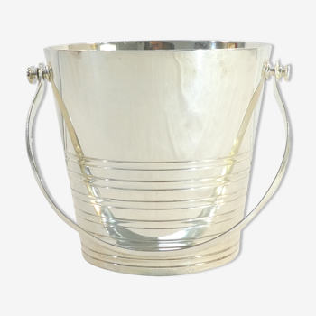 Bucket silver metal ice bucket