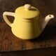 Villeroy Boch yellow earthenware teapot