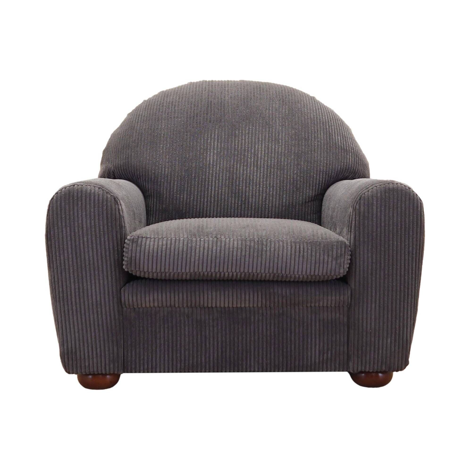 Grey velour armchair, Italian design, 1980s, production: Italy