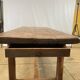 Ancient rustic solid oak table