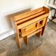 Bureau modulable Trama pour enfant en bois clair