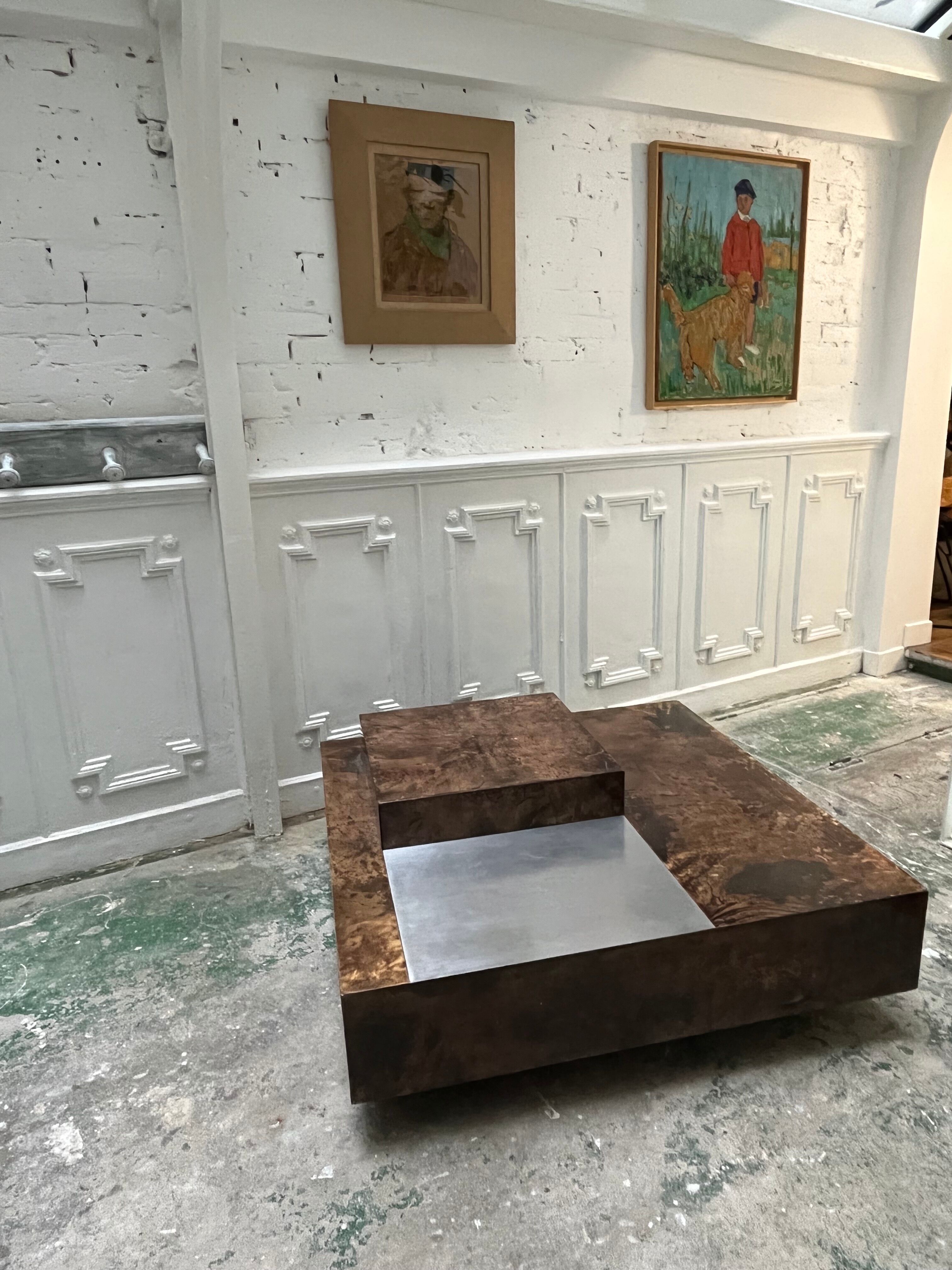 Bar coffee table, 1960 parchment