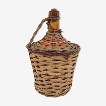 Demijohn dressed braided wicker 2 l