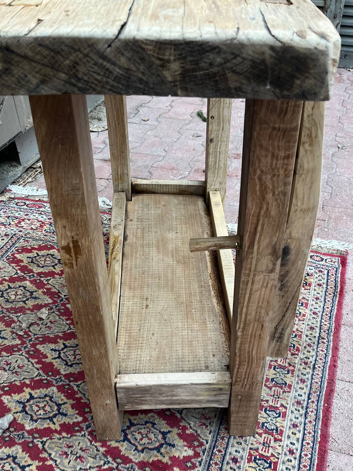 Oak workbench
