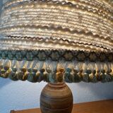 Turned wood lamp from the 60s