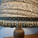 Turned wood lamp from the 60s