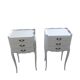 Pair of antique bedside tables