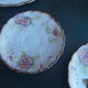 Allertone English porcelain tea service with gateau service