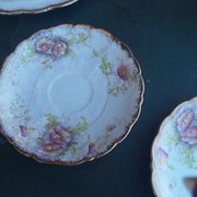 Allertone English porcelain tea service with gateau service