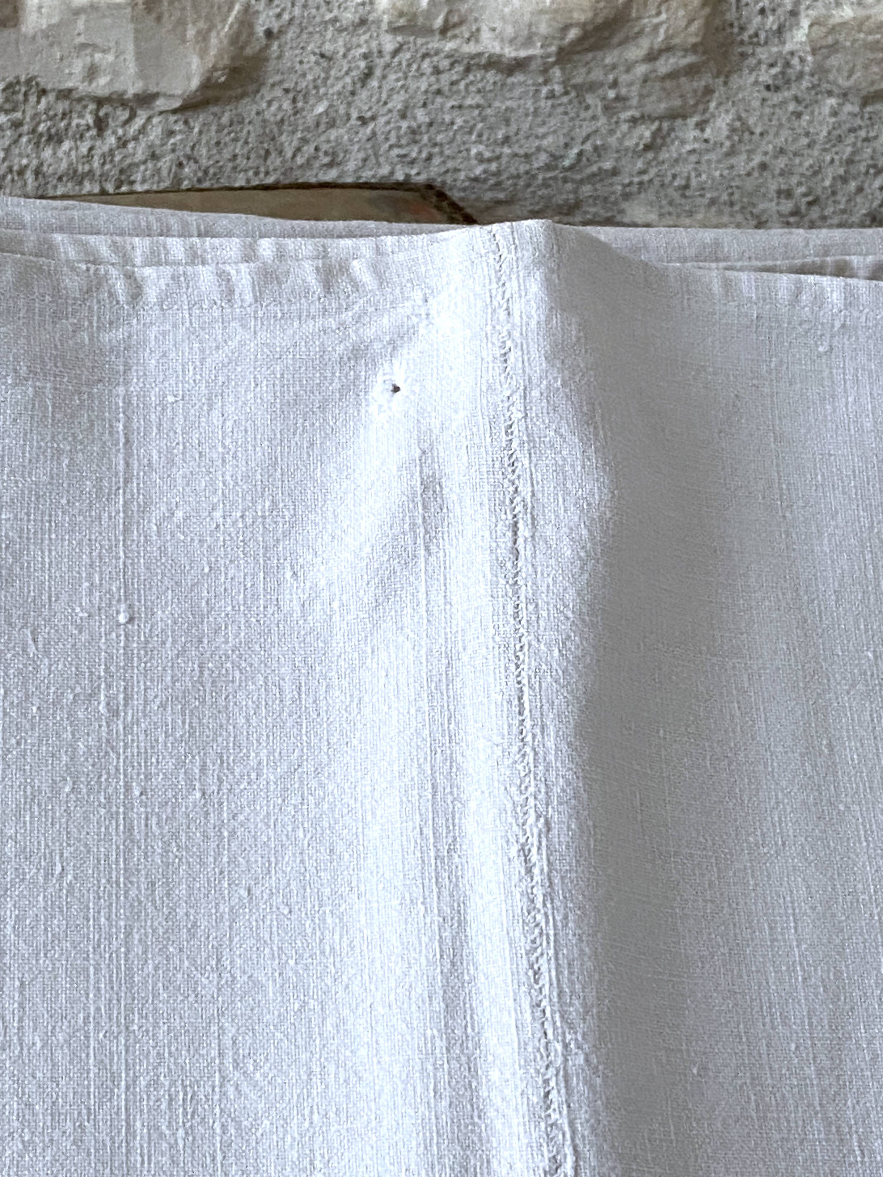 Drap métis avec monogramme