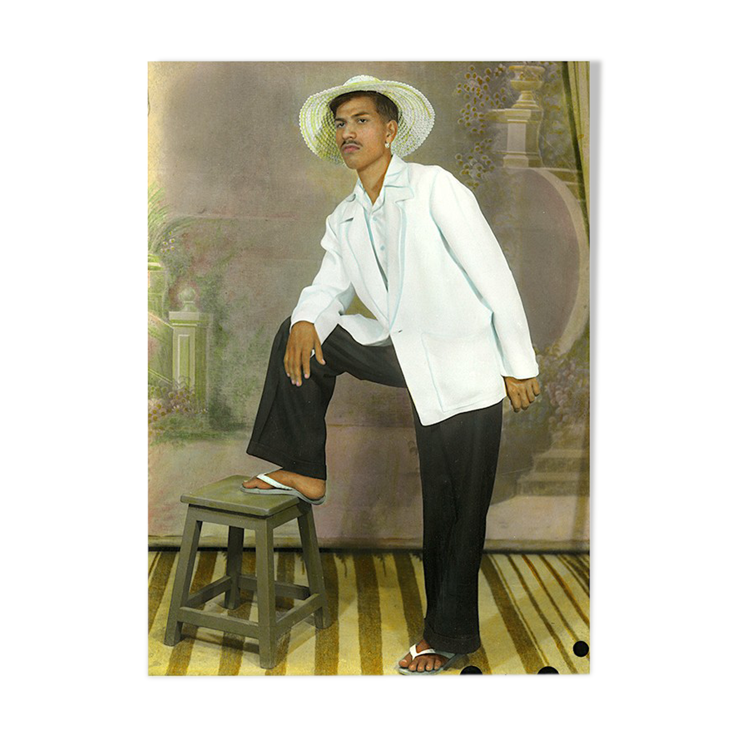 Portrait of a young Indian dandy