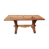 Solid pine monastery table