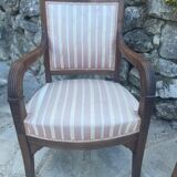 Pair of French mahogany armchairs from the Restoration period