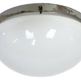 Applique ou Plafonnier Vintage avec Verre Lait de Napako, 1960s