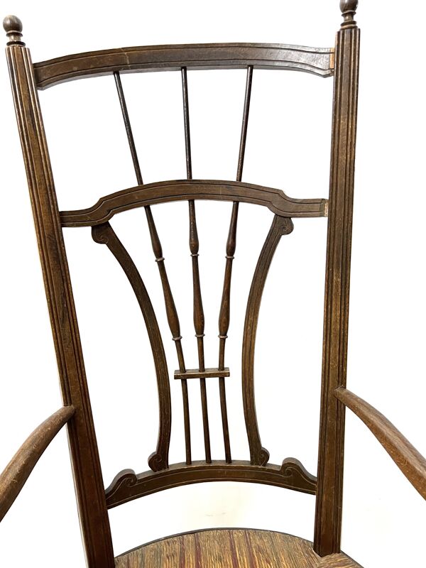 Chaise de nourrice provençale 19eme assise large