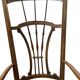 19th century Provencal nurse's chair wide seat