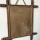 Mirror to mercury with bamboo frame 24x30cm