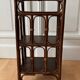 Rattan shelf vintage bamboo 60s