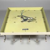 1960s 1970s Ice Glass Flush Mount Plafoniere by Kalmar Franken KG Austria