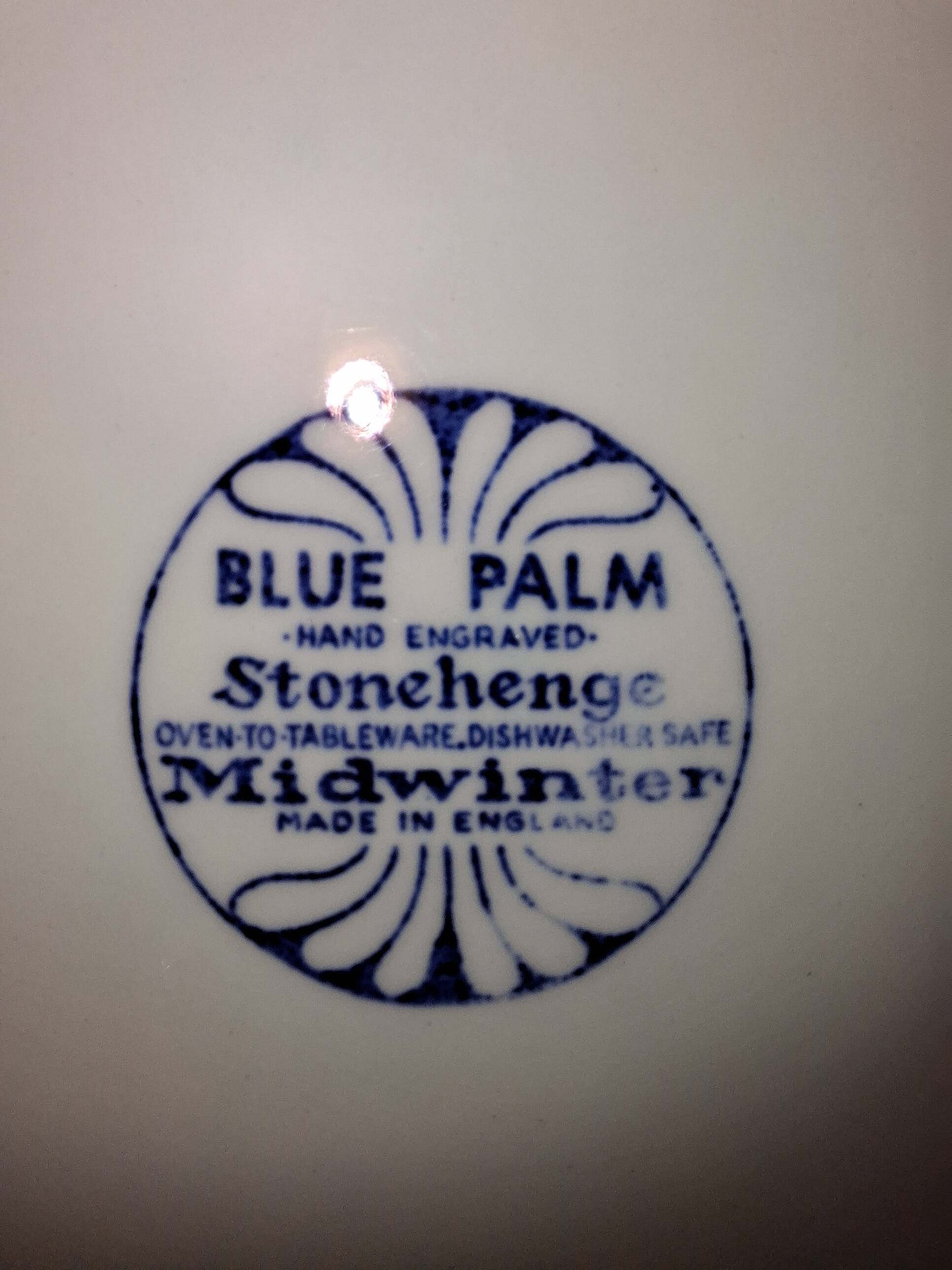 Assiette a dessert vintage