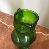 Vintage pitcher Kanawha green owl