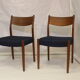 Set de 4 chaises en teck Cees Braakman pour Pastoe 1960.