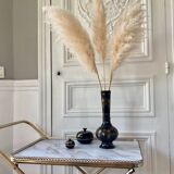 Vintage vase black gold