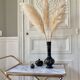 Vintage vase black gold