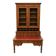 Large library desk with display cabinet and secretary with drawers, 19th century French.