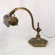 Articulated desk lamp, bronze and brass circa 1900