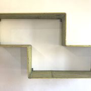 "Dedal" shelf by Mathieu Matégot / vintage 1950 / Yellow