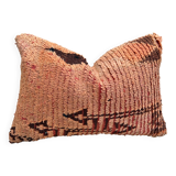 Magnifique coussin Kilim berbère vintage du Maroc