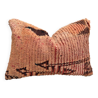 Magnifique coussin Kilim berbère vintage du Maroc
