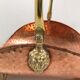 Old vintage copper buche door