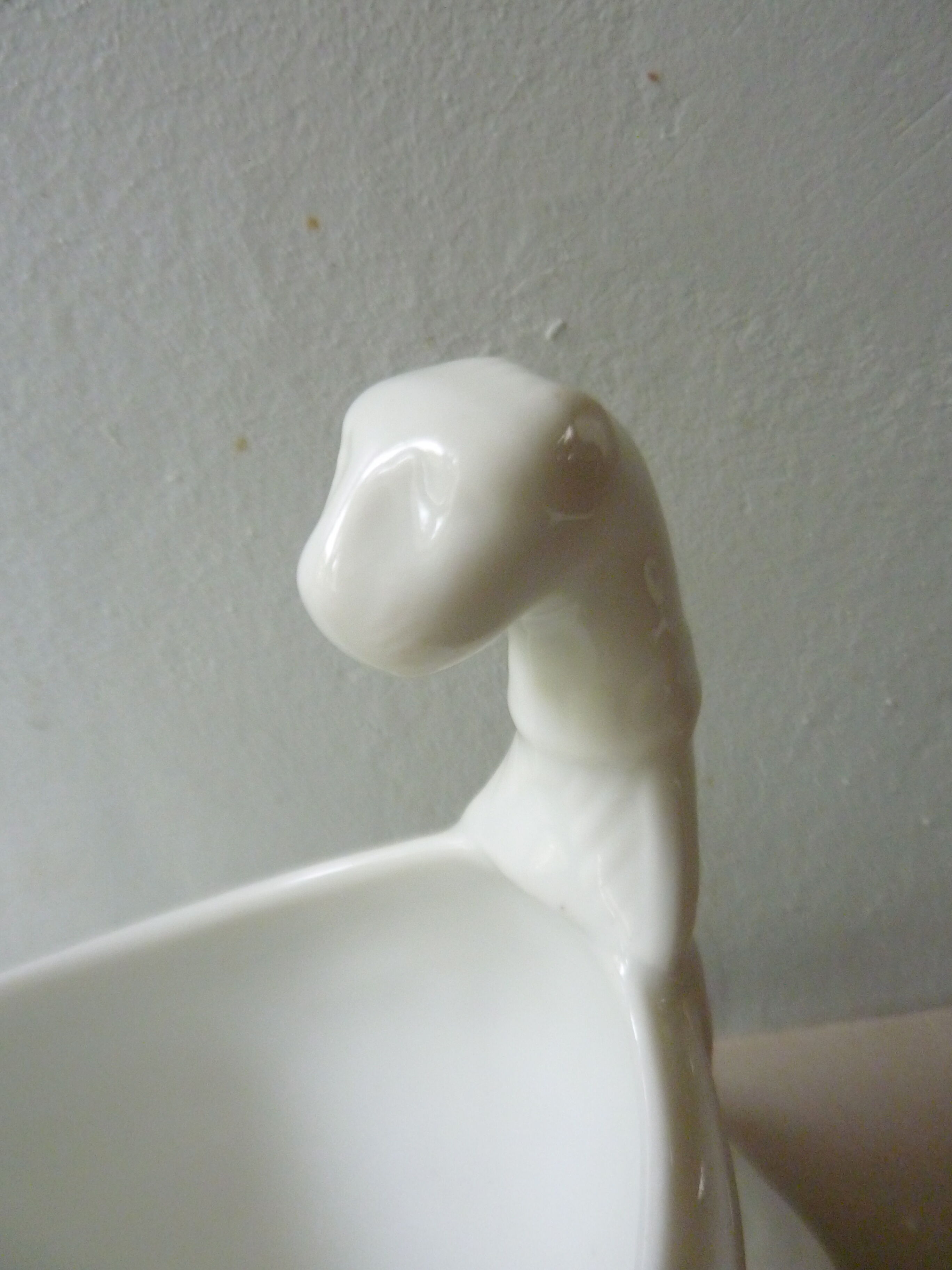 White porcelain saucière, Empire style