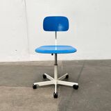 Mid-century Danish architect swivel office chair by Jørgen Rasmussen for Kevi, 1960s.