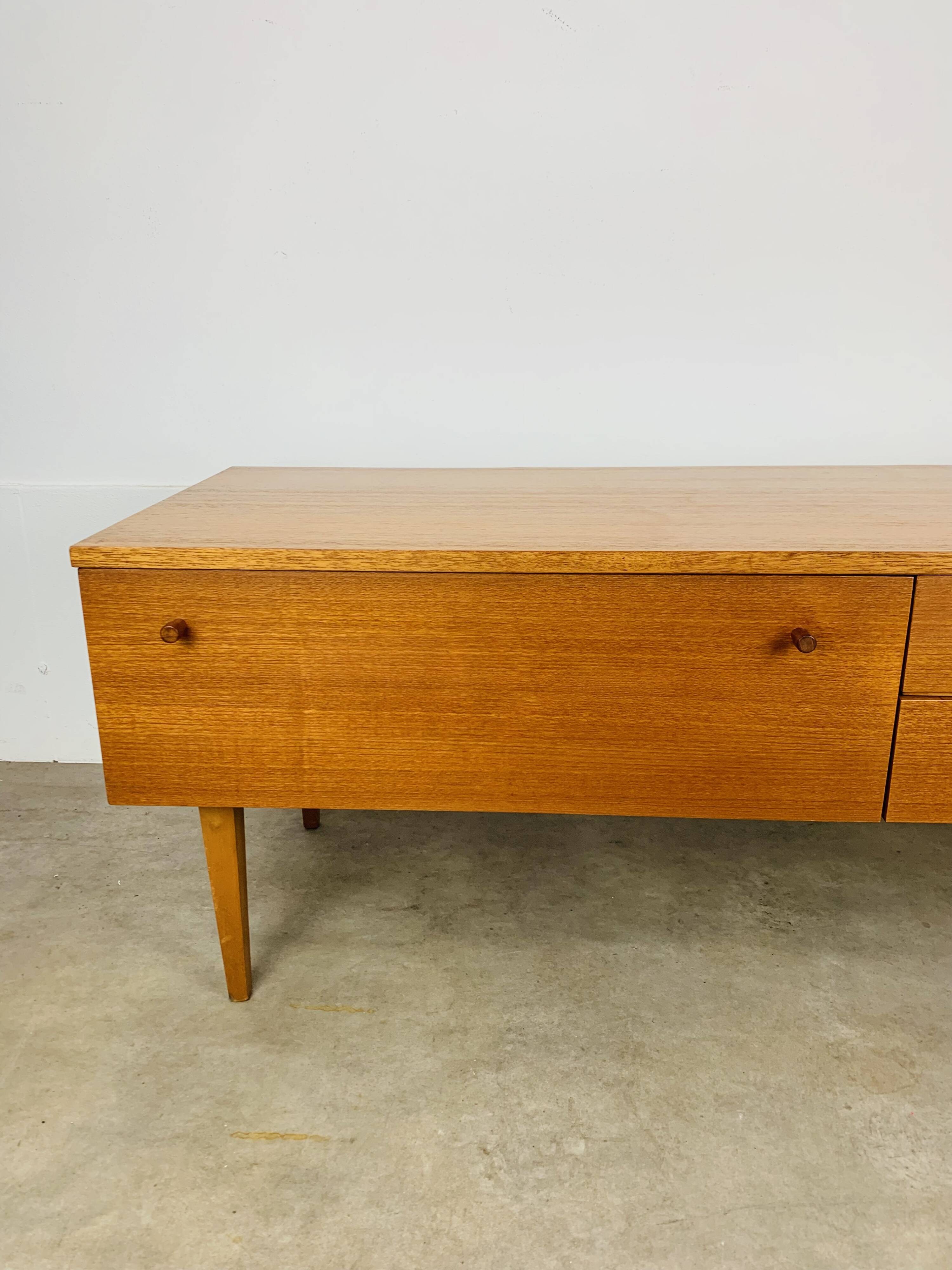Vintage Scandinavian teak sideboard from the 1960s, TV stand