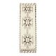 1970s Turkish Hand-Knotted Wool Cotton Beige Runner Rug 112x340