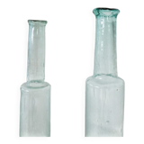 Antique set of 3 decorative bottles / vases from Sweden circa 1800