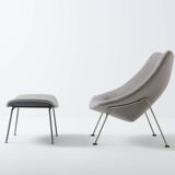 Oyster chair with Ottoman - Pierre Paulin