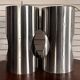 Large pair of Space Age / UFO design lamps in chrome steel – sculpture l