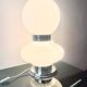 Lampe de table en verre de Murano sculptural Pop, Carlo Nason pour Mazzega, opaline