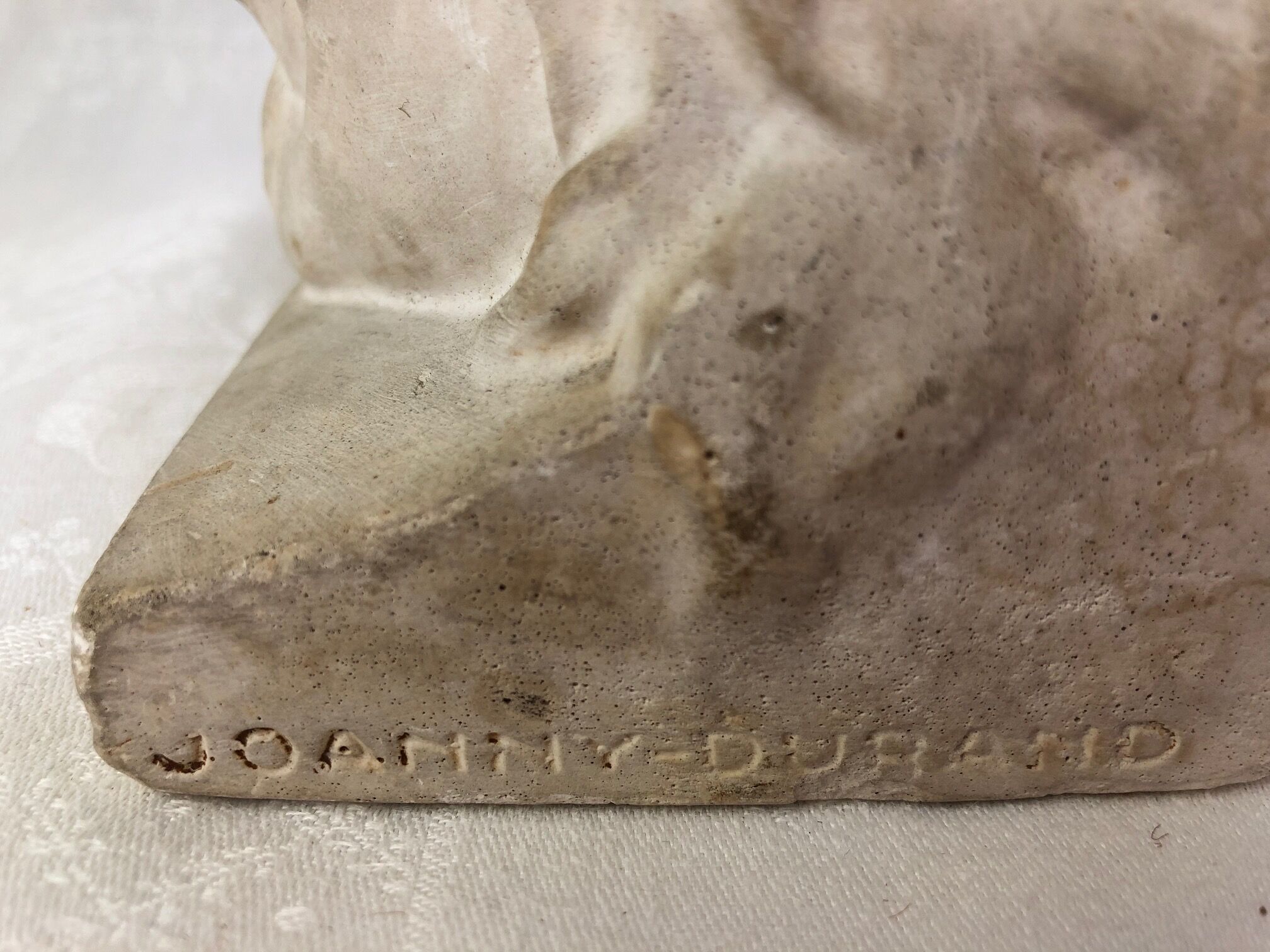 Vintage plaster head " Claude Bernard "