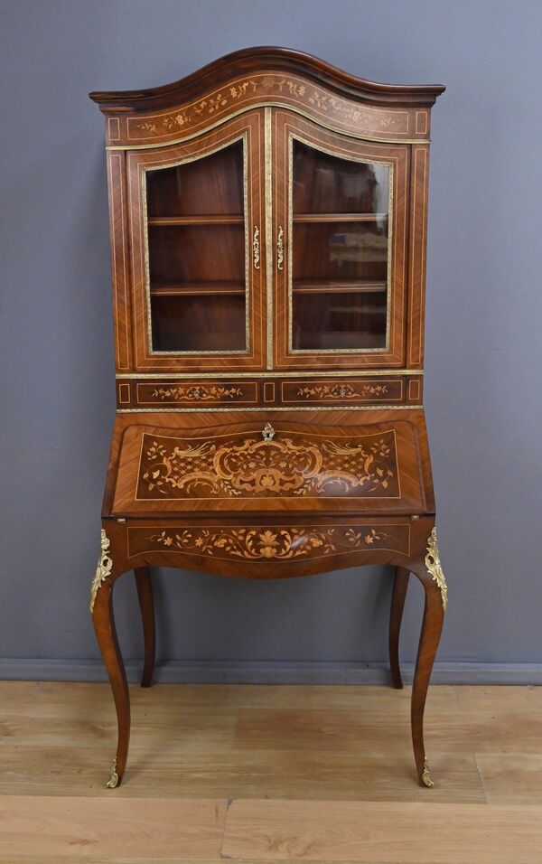 Bureau scriban en palissandre, époque Napoléon III – 2ème partie XIXe