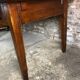 Dark walnut farmhouse table 1900s
