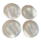 Set of 4 vintage Gien dessert plates.