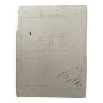 Geometric industrial drawing • 1903