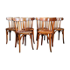 Lot 6 chairs Baumann no.108